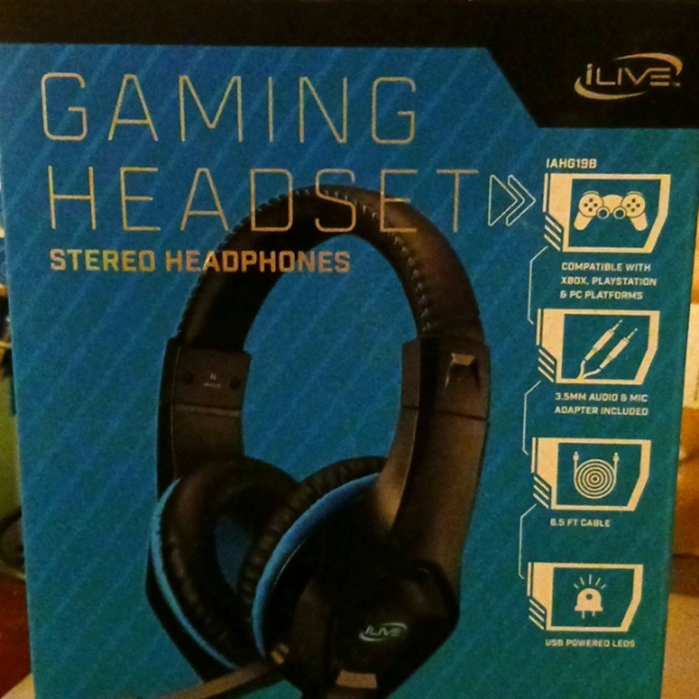 iLive Gaming Headset stereo headphones IAHG19B
